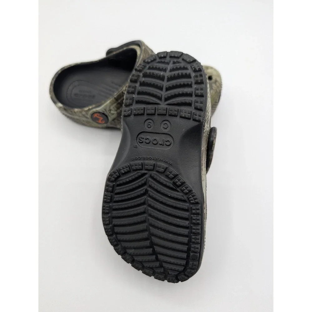 Crocs Toddler Classic Clogs Realtree APX Camo Green Brown Size C9